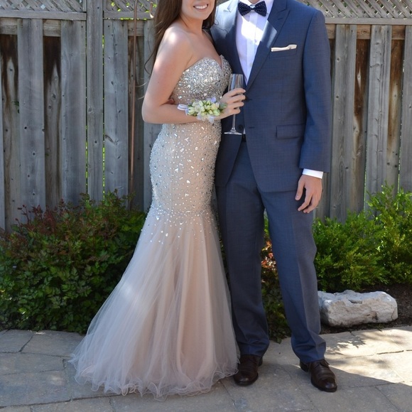 champagne Prom Dress π₯ - Picture 4 of 11